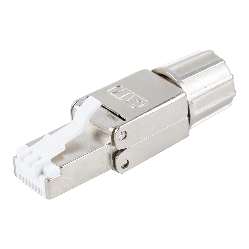 Cat7 Abgeschirmter werkzeugloser RJ45-Anschluss RJ-G40S-1-C7