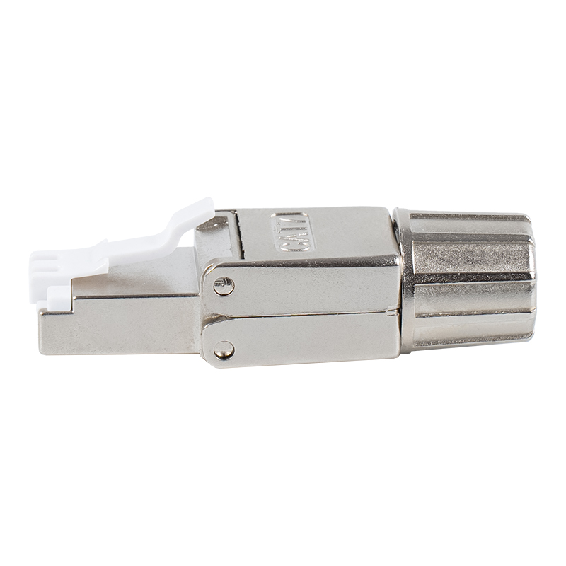 Cat7 Abgeschirmter werkzeugloser RJ45-Anschluss RJ-G40S-1-C7