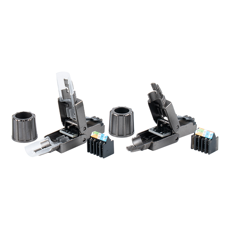 Cat8 Abgeschirmter werkzeugloser RJ45-Anschluss RJ-G40S-1-C8