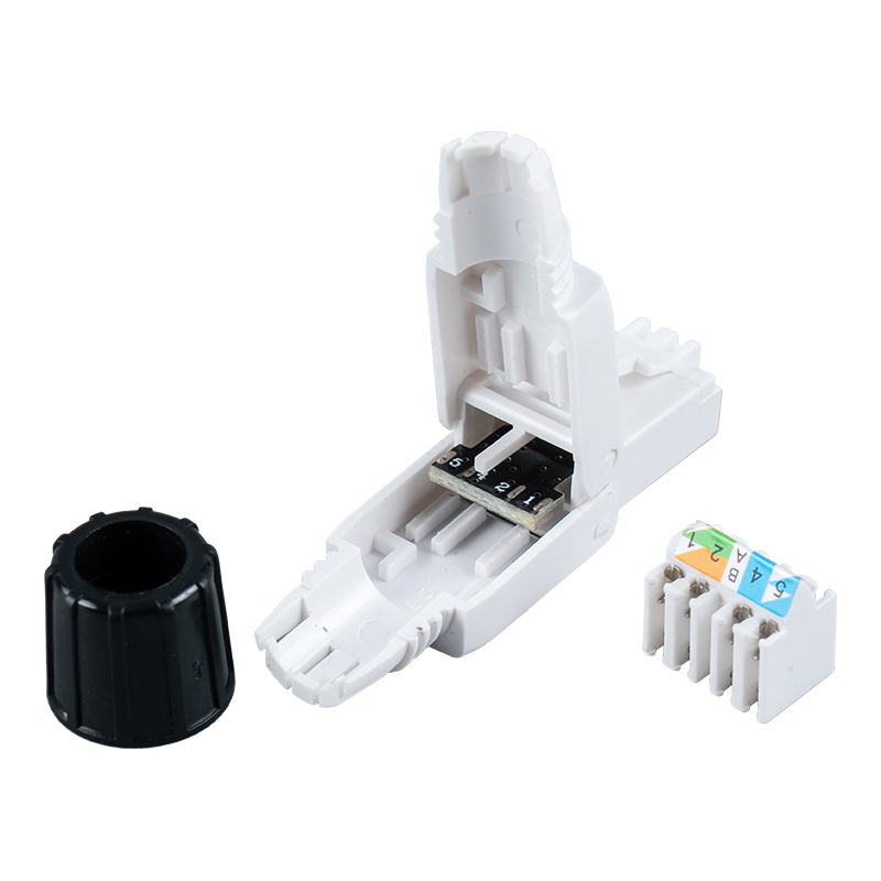 Cat6A Ungeschirmter werkzeugloser RJ45-Anschluss （mit Schraube） RJ-G40U-C6A