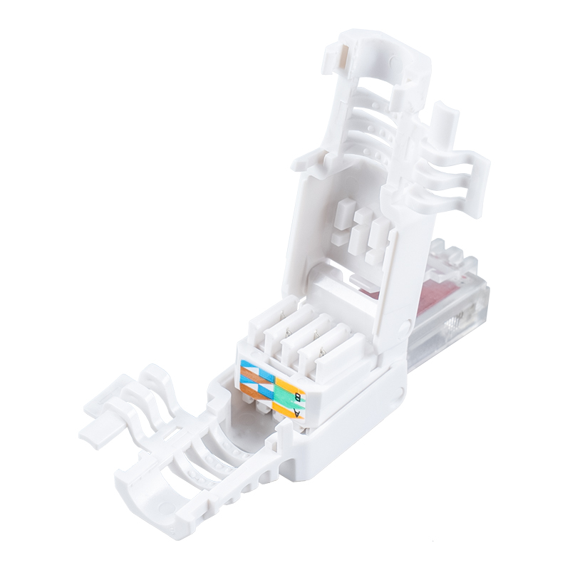 Cat6 Ungeschirmter werkzeugloser RJ45-Anschluss （mit Flügeln） RJ-688X-C6