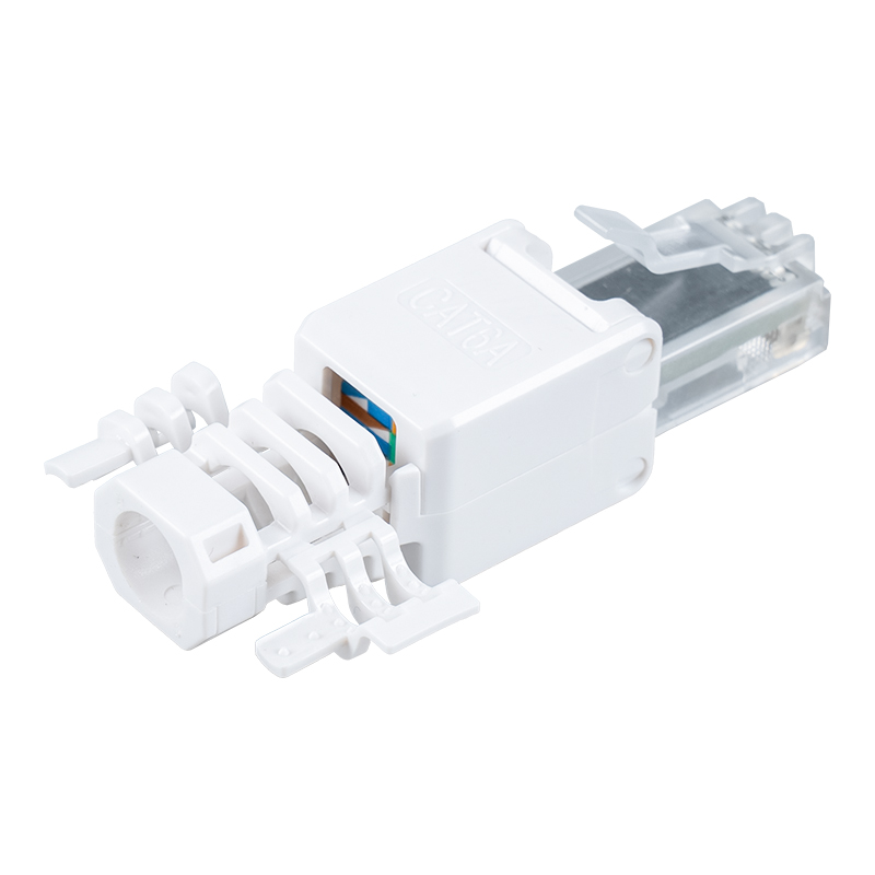 Cat6 Ungeschirmter werkzeugloser RJ45-Anschluss （mit Flügeln） RJ-688X-C6