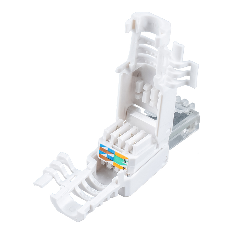 Cat6 Ungeschirmter werkzeugloser RJ45-Anschluss （mit Flügeln） RJ-688X-C6