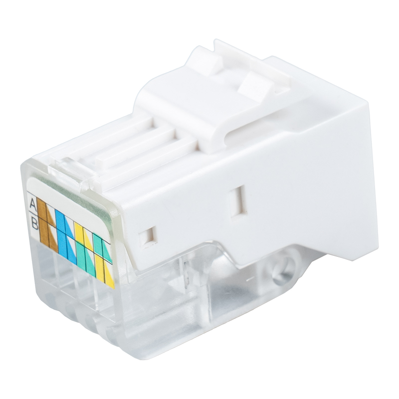 C5e Ungeschirmte 90° Tolless Keystone Jack SM-2014H8C5E