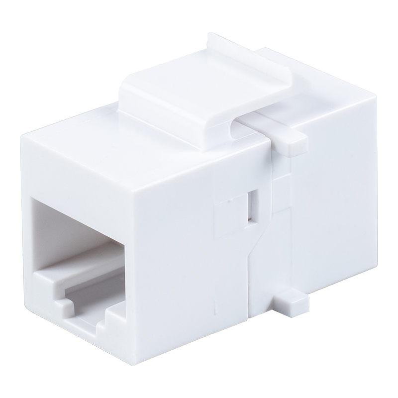 C6A Ungeschirmter RJ45 Inline-Koppler （mit vier kleinen Halterungen） SM-2033C6A