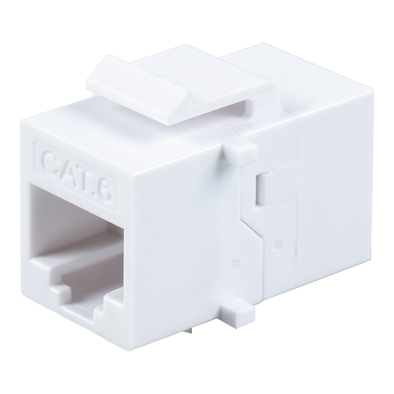 C6A Ungeschirmter RJ45 Inline-Koppler （mit vier kleinen Halterungen） SM-2033C6A