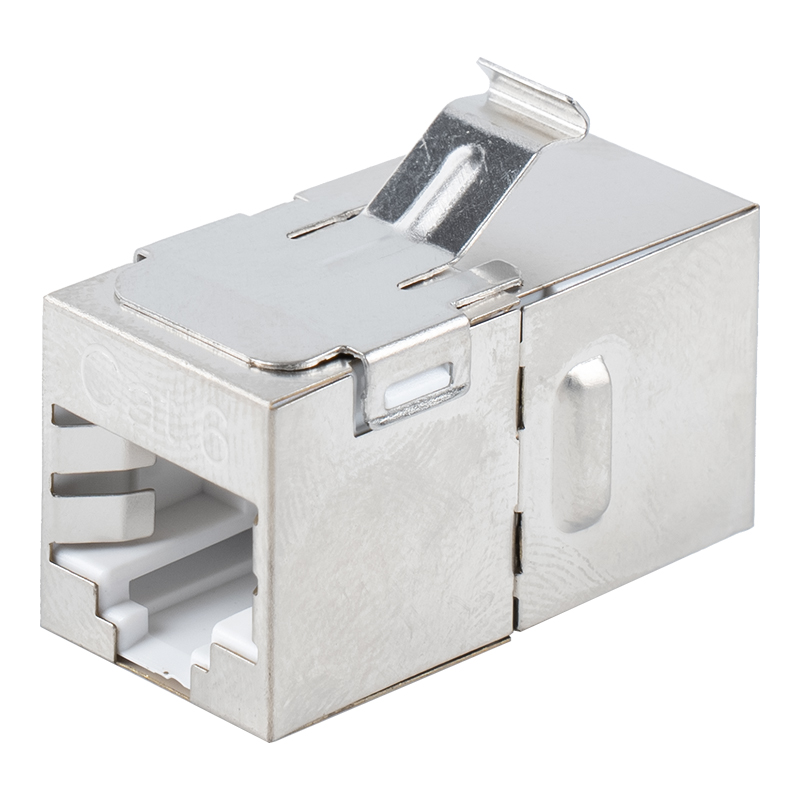 Cat6 Abgeschirmte RJ45 Straight Through Coupler (mit Metallclip) SM-2035SC6