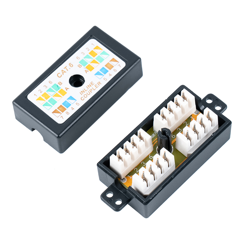 C5e Ungeschirmter RJ45 Inline-Koppler SM-2037C5E