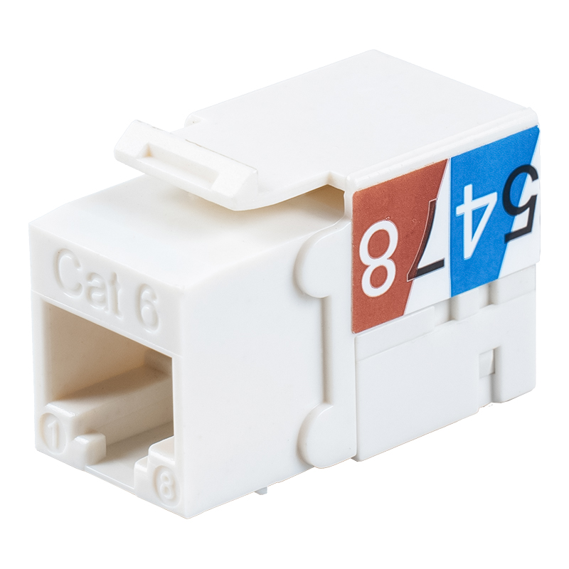 Cat6 Ungeschirmte 90° Keystone-Buchse SM-2337H8C6