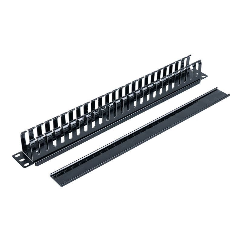 19-Zoll-1U-Kabelmanagementständer aus Kunststoff (24 Anschlüsse) SP-3050-1U 