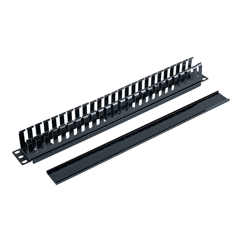 19-Zoll-1U-Kabelmanagementständer aus Kunststoff (24 Anschlüsse) SP-3050-1U 