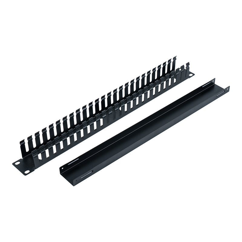 19-Zoll-1U-Kabelmanagementständer aus Metall (25 Anschlüsse) SP-3051-1U