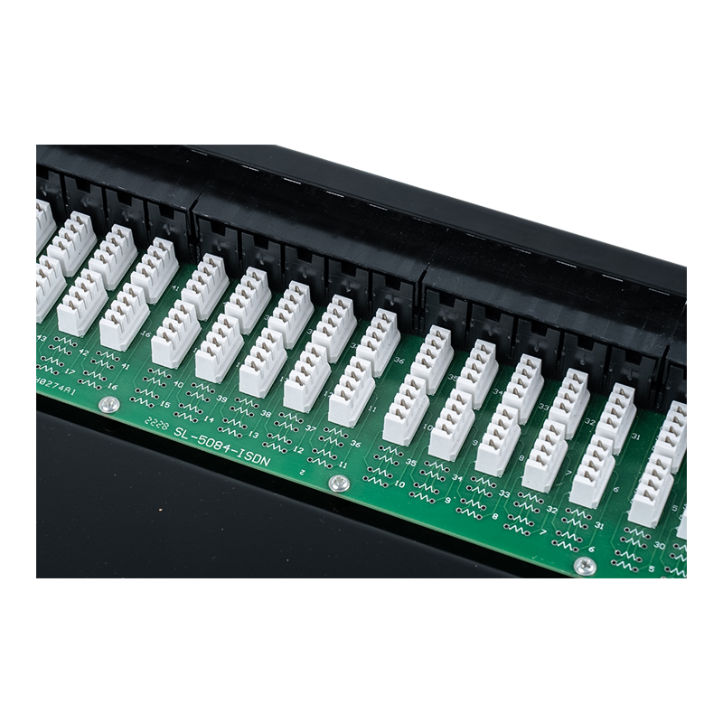 Kategorie 3 19-Zoll 1U 8P 8C 50-Port-Sprach-Patchpanel (KRONE IDC) SP-3208K50-C3