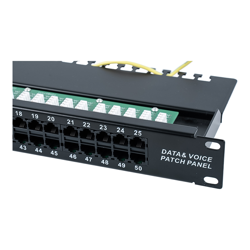 Kategorie 3 19-Zoll 1U 8P 8C 50-Port-Sprach-Patchpanel (KRONE IDC) SP-3208K50-C3