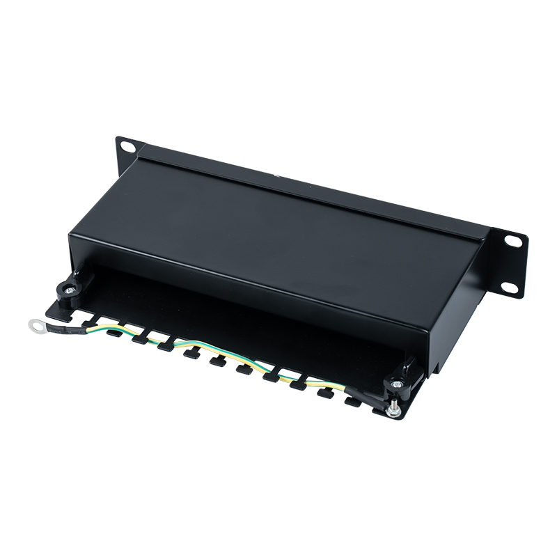Kategorie 6 10 Zoll 1U abgeschirmtes 12-Port-Patchpanel SP-3250SK12-C6