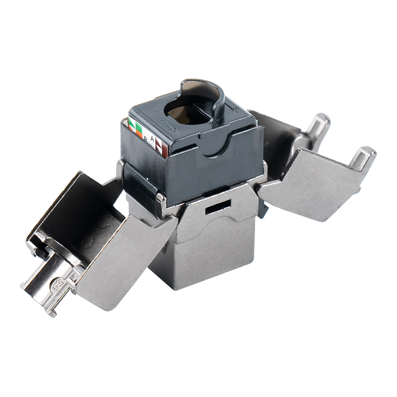 C6A Abgeschirmte 180° Tolless Keystone Jack (aufklappbarer Typ) SM-2336SH8C6A 
