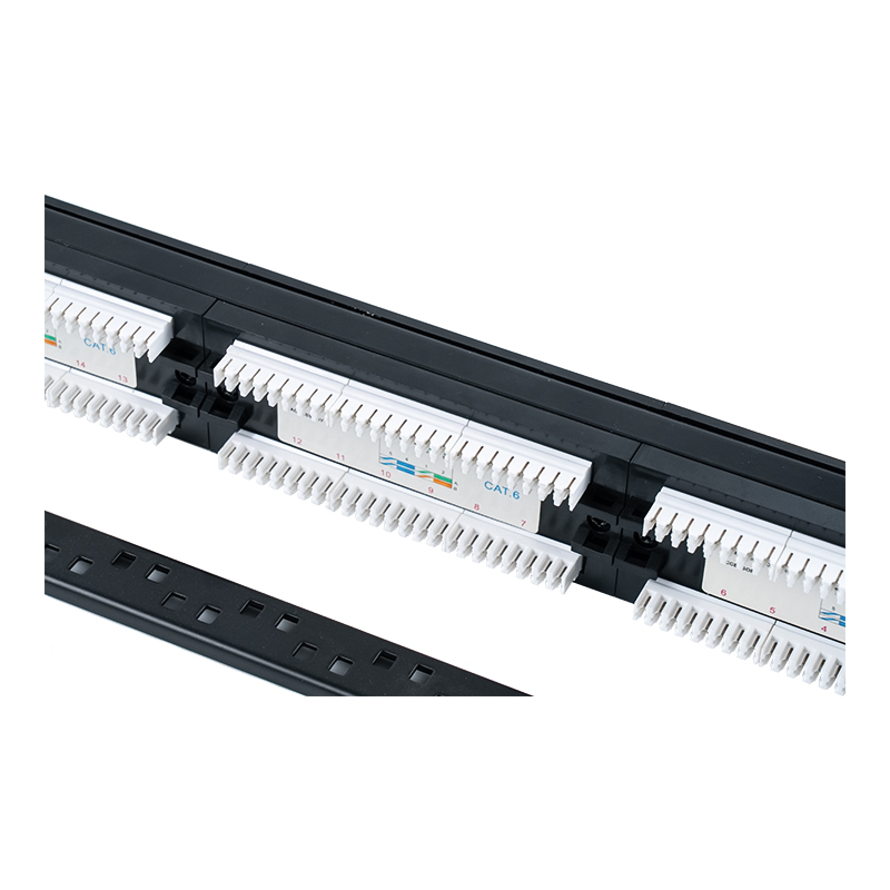 19-Zoll 1U 24-Port ungeschirmtes Rack (mit austauschbarem Kunststoffkarton) SP-3406-24P