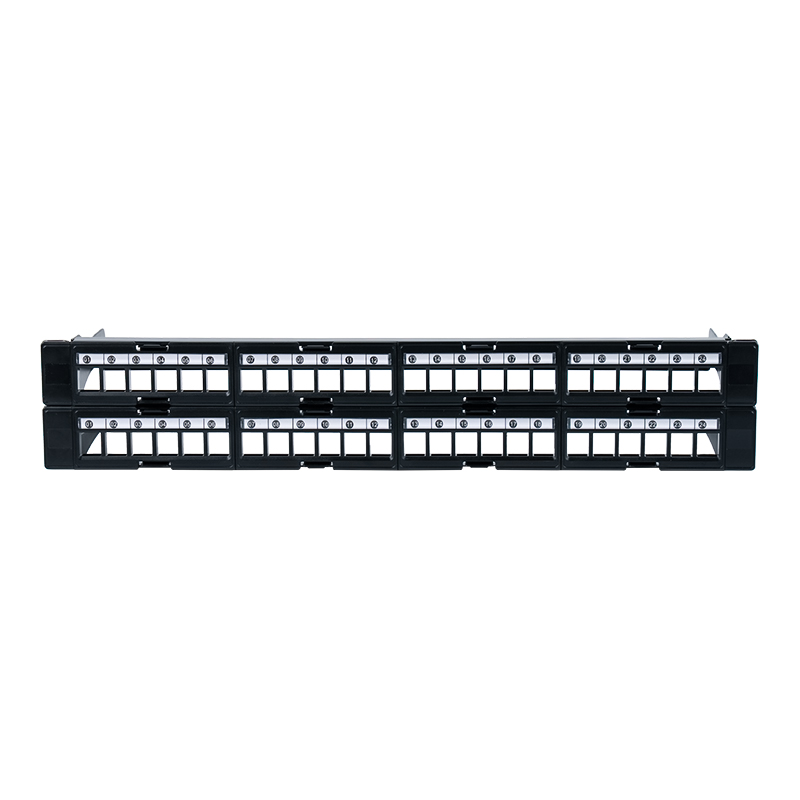 19-Zoll 1U 48-Port ungeschirmtes Rack (abnehmbares Fenster) SP-3408-48P