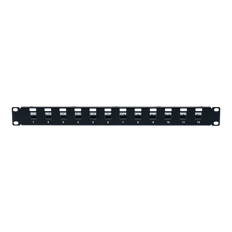 19-Zoll 1U 12-Port abgeschirmter Rohling SP-3409S-12P