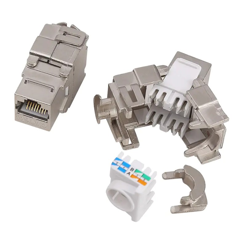 Was ist der Unterschied zwischen einer Keystone-Buchse und einem RJ45-Stecker?